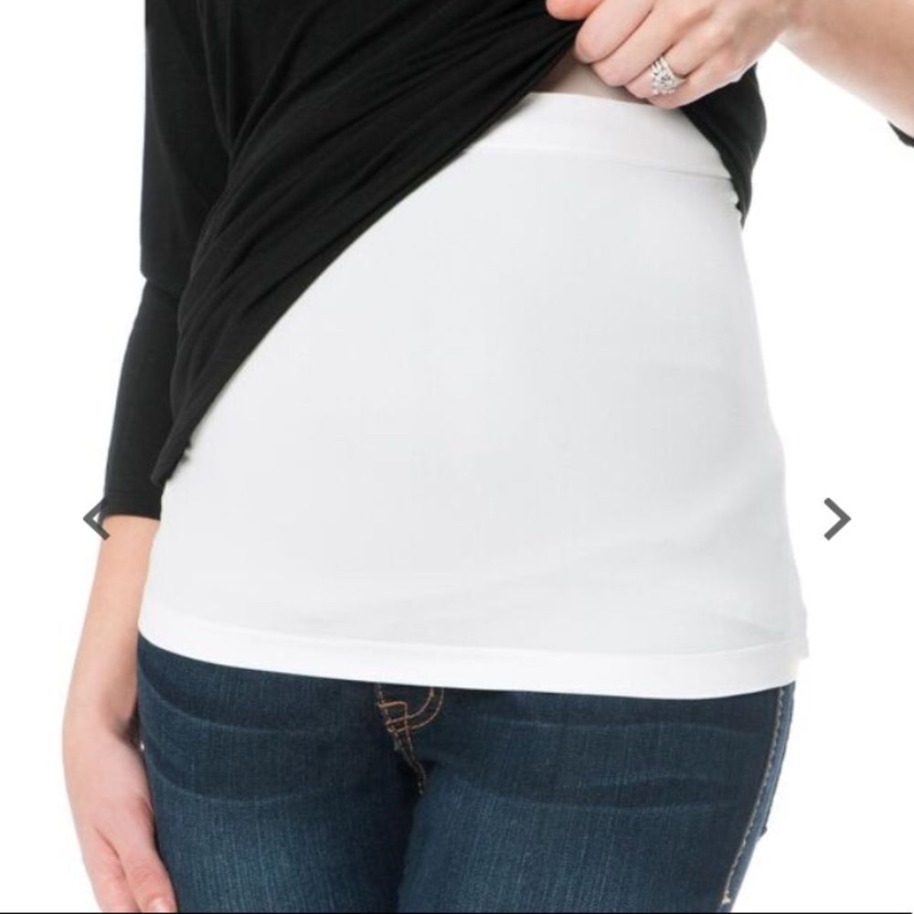 Maternity Tummy Sleeve Belly Band White!‎